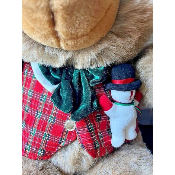 RARE JC Penney Holiday Collection Brown Bear Co Christmas Plush Papa Bear 29" - Picture 5 of 16